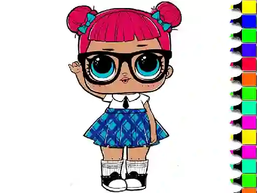 بازی Easy Kids Coloring Lol آنلاین