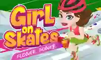 بازی Girl on Skates: Flower Power آنلاین