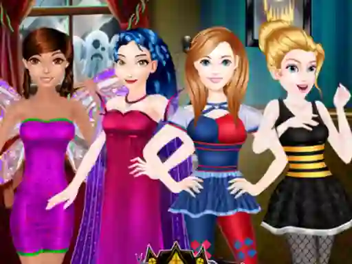 بازی Royal Halloween Party Dress Up آنلاین