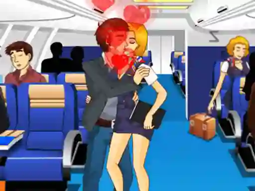 بازی Air Hostess Kissing آنلاین