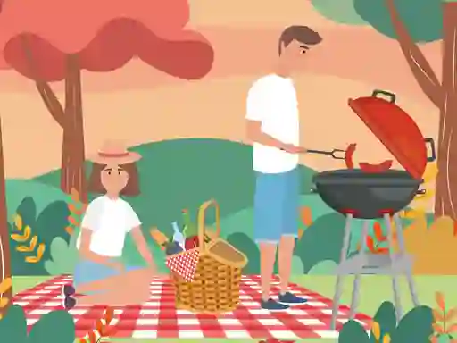 بازی Barbecue Picnic Hidden Objects آنلاین