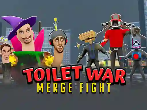 بازی Toilet War: Merge Skibidi آنلاین