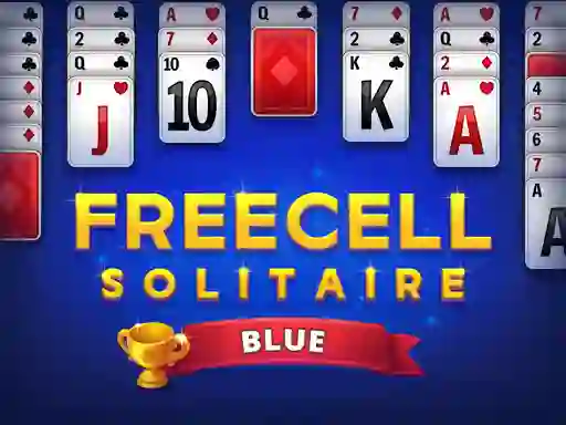 بازی Freecell Solitaire Blue آنلاین