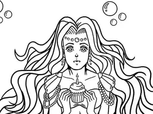 بازی Kawaii Mermaids Coloring Book آنلاین