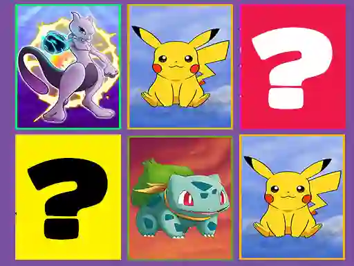 بازی Pokemon Find Pairs آنلاین
