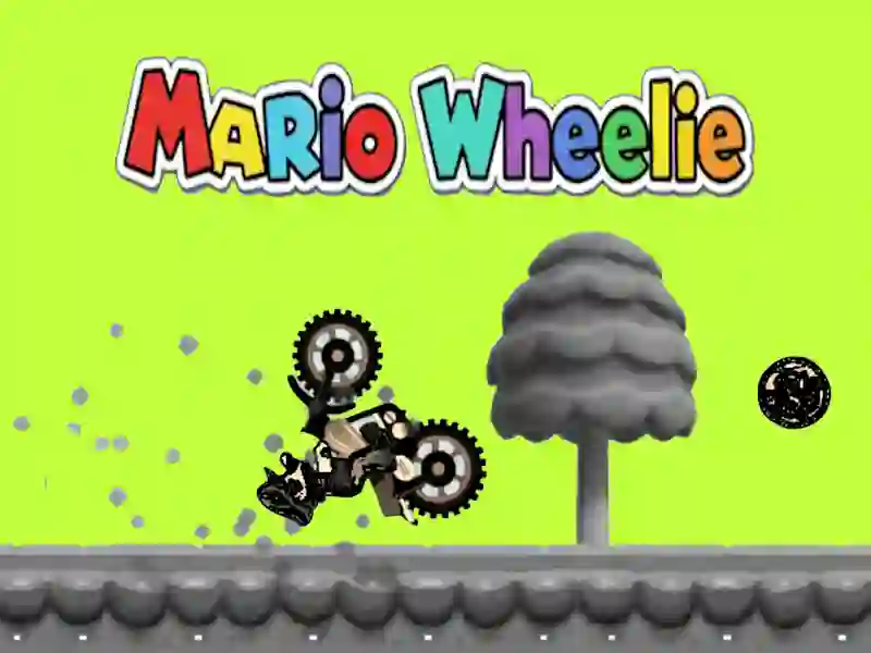 بازی Mario Wheelie آنلاین