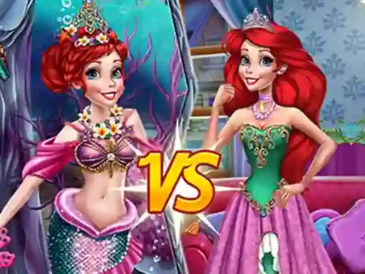 بازی Mermaid vs Princess آنلاین