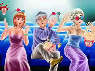 بازی Ice Family Movie Night آنلاین