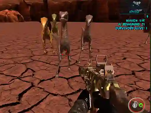 بازی Dinosaurs Survival Active Vulcan آنلاین