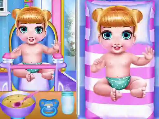 بازی Princess New Born Twins Baby Care آنلاین