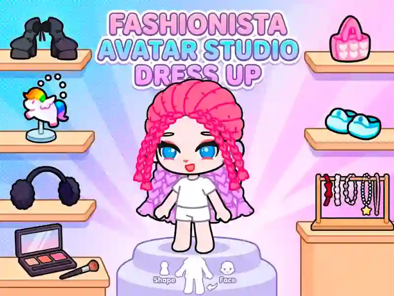 بازی Fashionista Avatar Studio Dress Up آنلاین