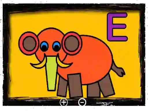 بازی Easy Kids Coloring Letters آنلاین