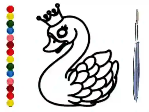 بازی Back To School: Swan Coloring Book آنلاین