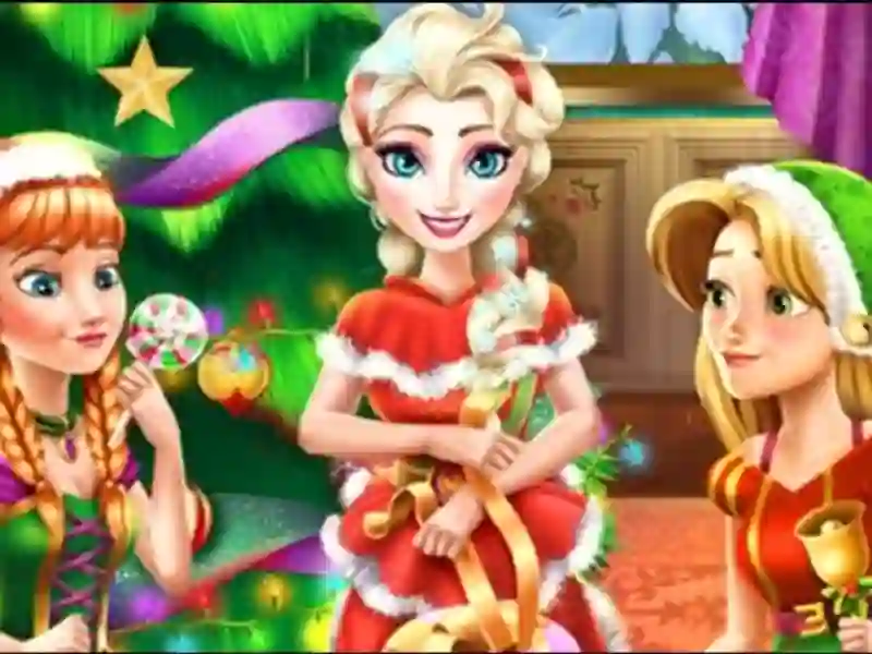 بازی Disney Princess Christmas Party آنلاین