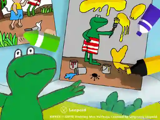 بازی Coloring Kikker آنلاین