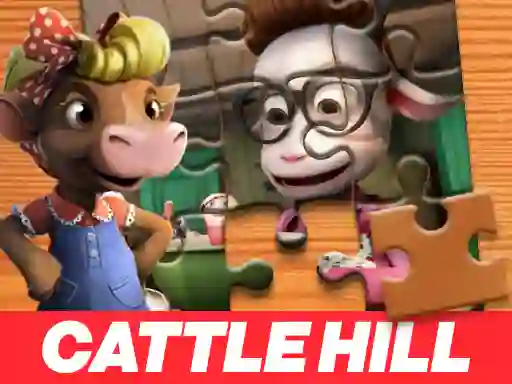 بازی Christmas at Cattle Hill Jigsaw Puzzle آنلاین