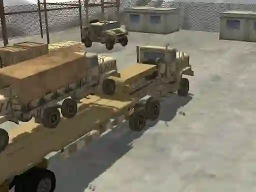 بازی Transport Army vehicle truck driving آنلاین