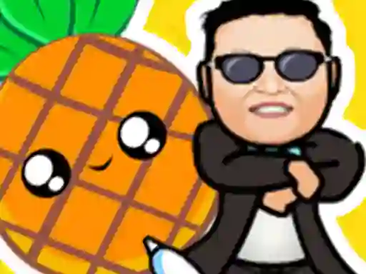 بازی Pineapple and pen vs gangnam style آنلاین