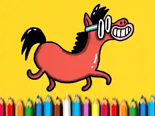 بازی Back To School: Pony Coloring Book آنلاین