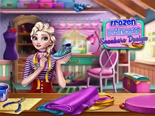 بازی Frozen Princess Sneakers Design آنلاین