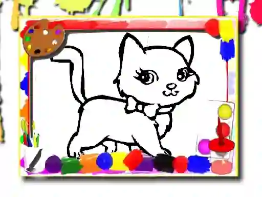بازی Sweet Cats Coloring آنلاین