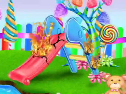 بازی Candy Garden Cleaning آنلاین