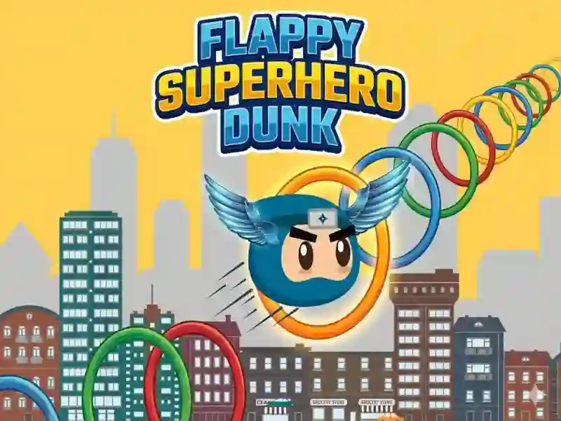 بازی Flappy Superhero Dunk آنلاین