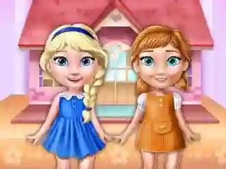 بازی Ellie And Annie Doll House آنلاین