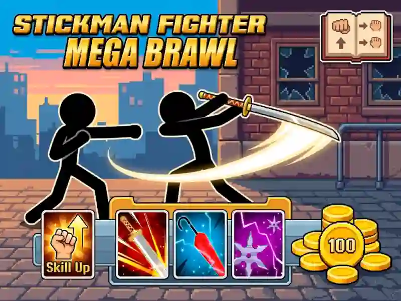 بازی Stickman Fighter Mega Brawl آنلاین