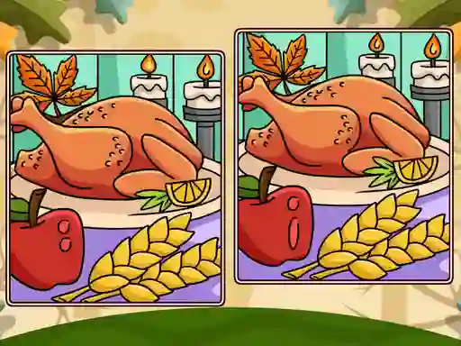 بازی Thanksgiving Spot The Differences آنلاین