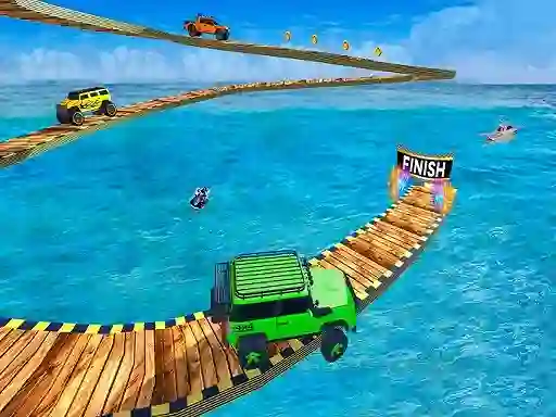 بازی Impossible Tracks Jeep Stunts Driving آنلاین