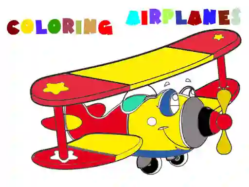 بازی Coloring Book Airplane 2 آنلاین
