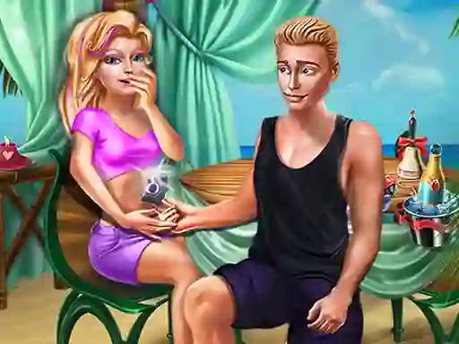 بازی Ellie Beach Proposal آنلاین