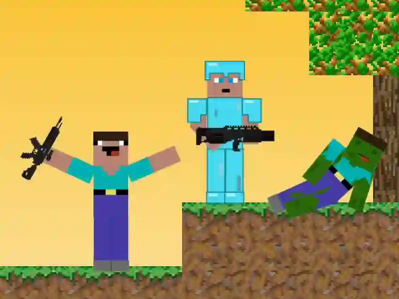 بازی Noob vs Pro: Zombie Apocalypse آنلاین