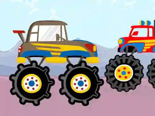 بازی Fun Monster Trucks Jigsaw آنلاین