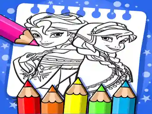 بازی Frozen Coloring Book آنلاین
