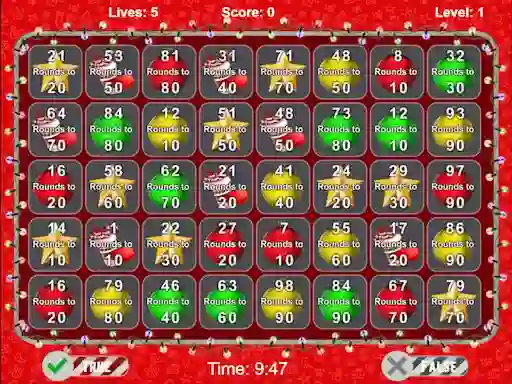 بازی Christmas Number Crunch Rounding آنلاین