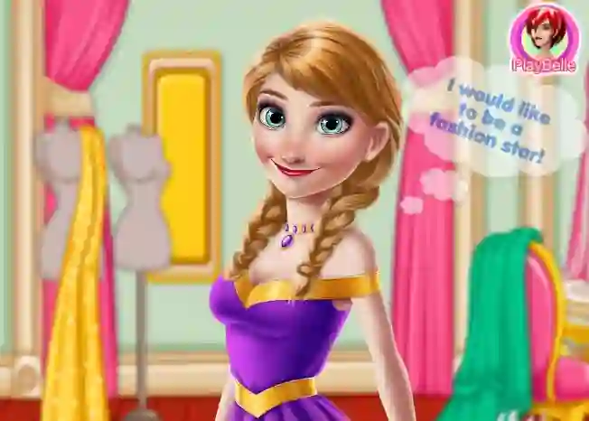 بازی Ice Princess Modeling Carrer آنلاین
