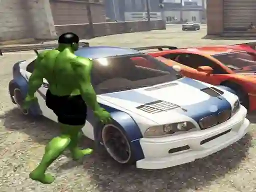بازی Chained Car vs Hulk آنلاین