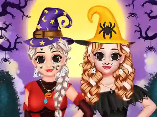 بازی BFFs Hello Halloween آنلاین