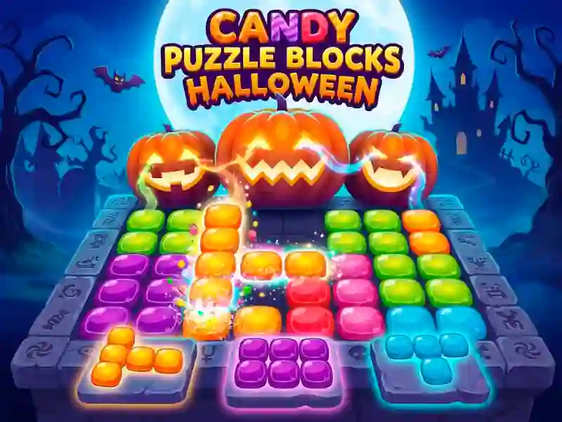 بازی Candy Puzzle Blocks Halloween آنلاین