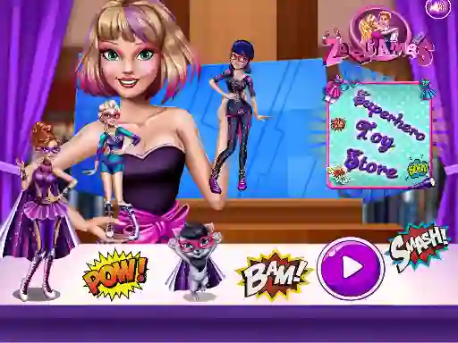 بازی Superhero Toy Shop آنلاین