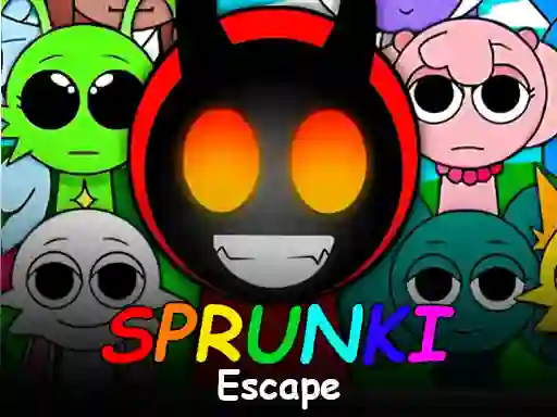 بازی Sprunki 3D Escape آنلاین