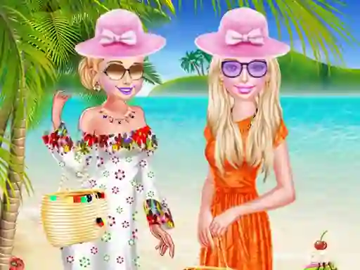 بازی BFF Spring Beach Holiday آنلاین