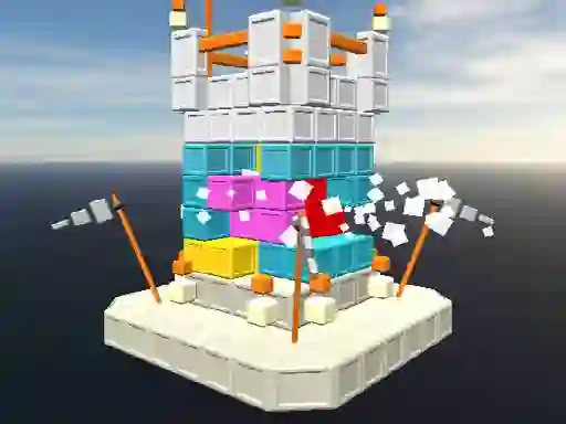 بازی Castle Block Destruction آنلاین
