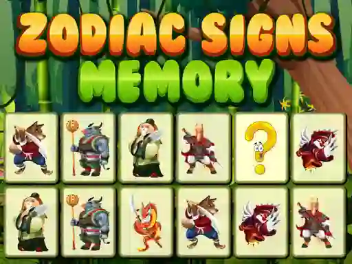 بازی Zodiac Signs Memory آنلاین