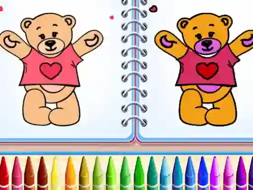 بازی Cute Teddy Bear Colors آنلاین