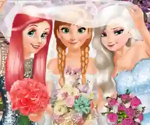 بازی Bride and Bridesmaides Dress up آنلاین