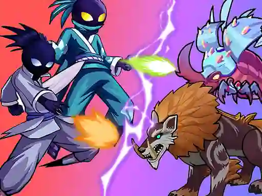 بازی Stick Ninja Survival آنلاین