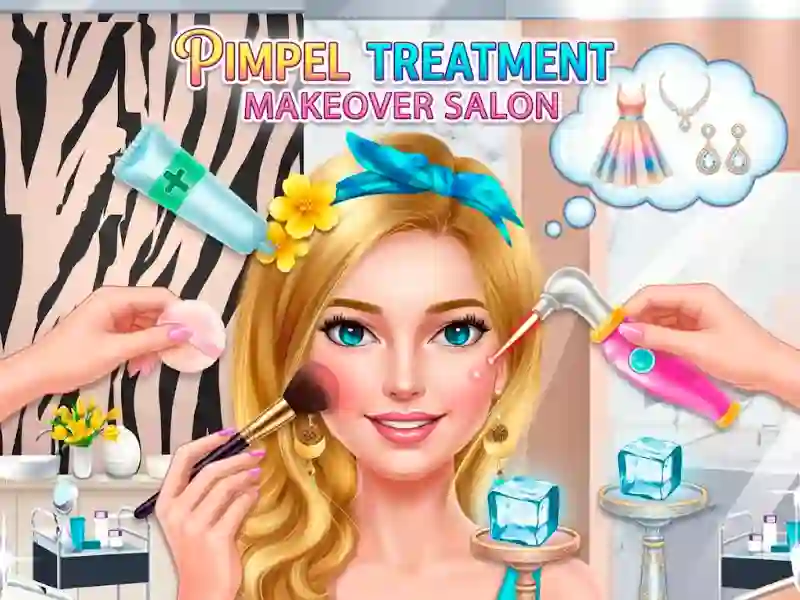بازی Pimple Treatment Makeover Salon آنلاین